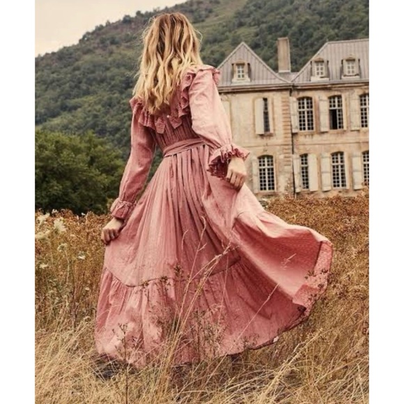 DOEN Bon Bon Pink Hillside Maxi Dress - Picture 2 of 10